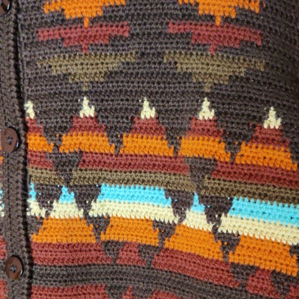 Pendleton Brown Knit Sweater Size Medium - image 4